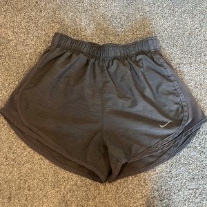 Grey nike womens shorts